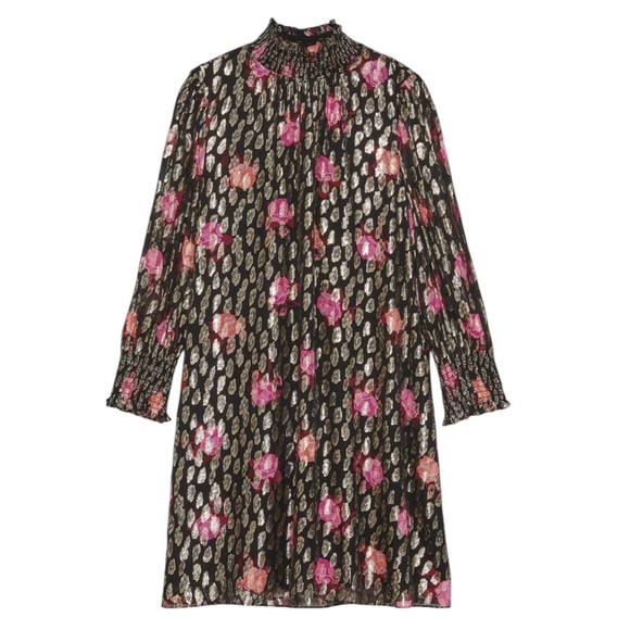 Kate Spade New York Rose Garden Smocked Shift Dress - Picture 5 of 12